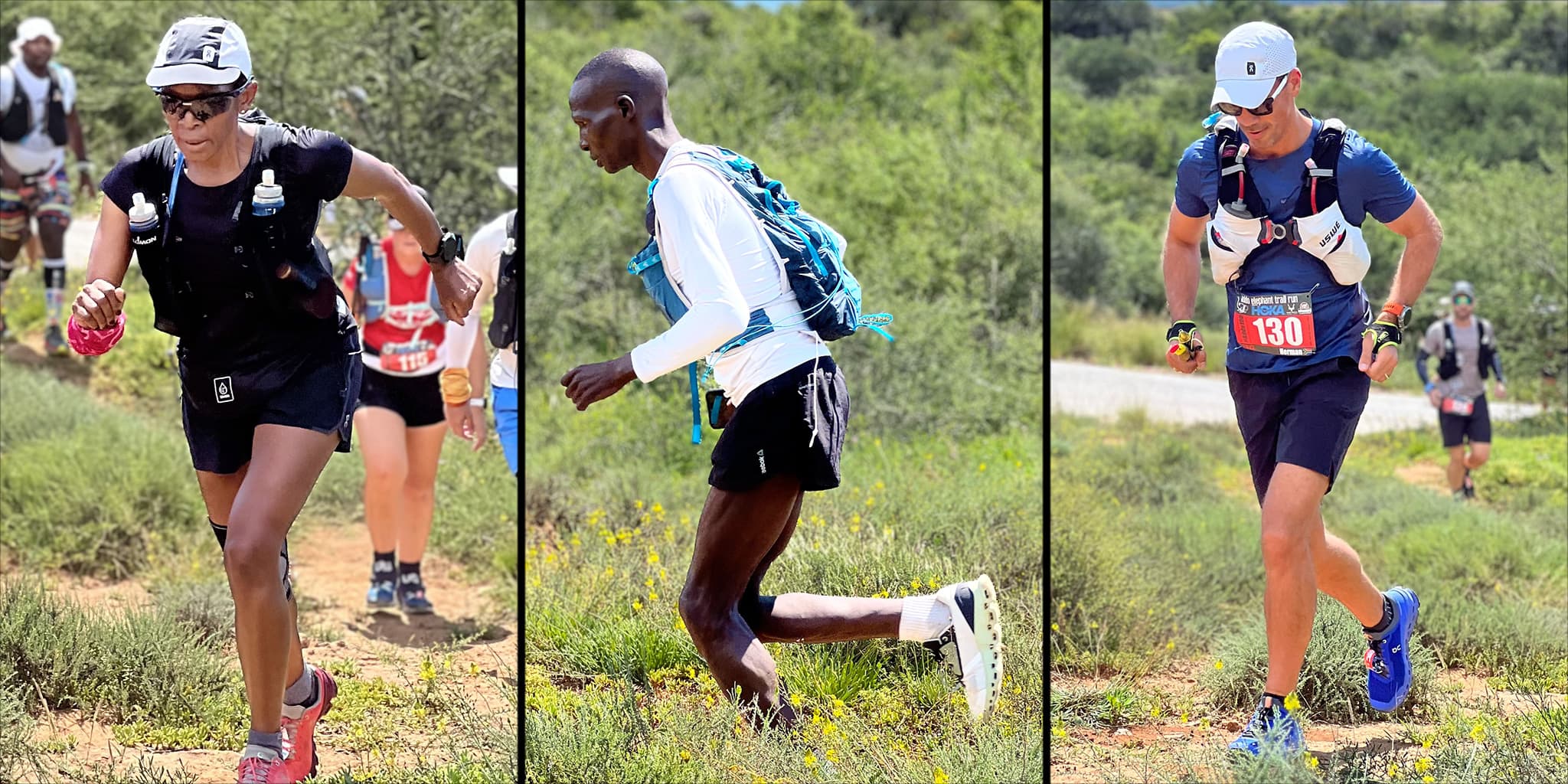 Running through nature, running on clouds
