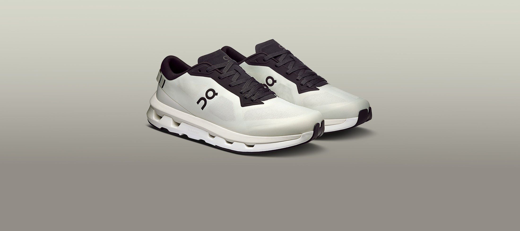 Cloudzone All Day shoes with black accents on a light gray background