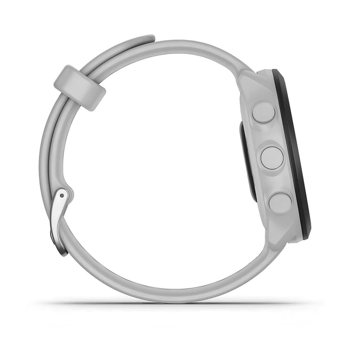 Right-side product shot of the Garmin Forerunner 55 in White