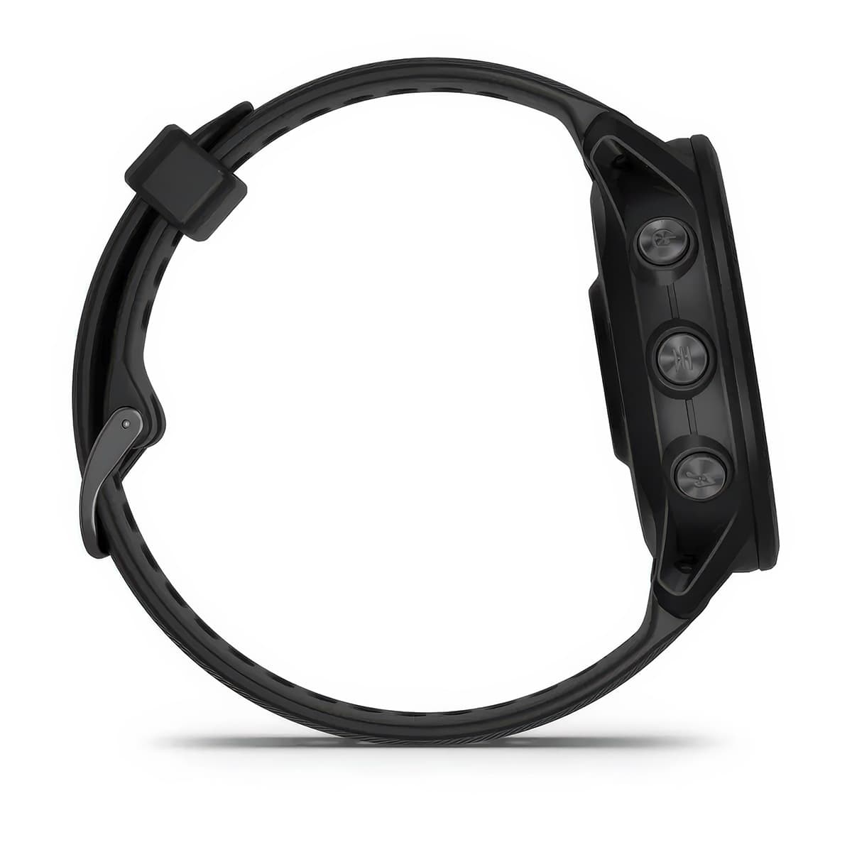 Right-side product shot of the Garmin Forerunner 955 Solar in Black