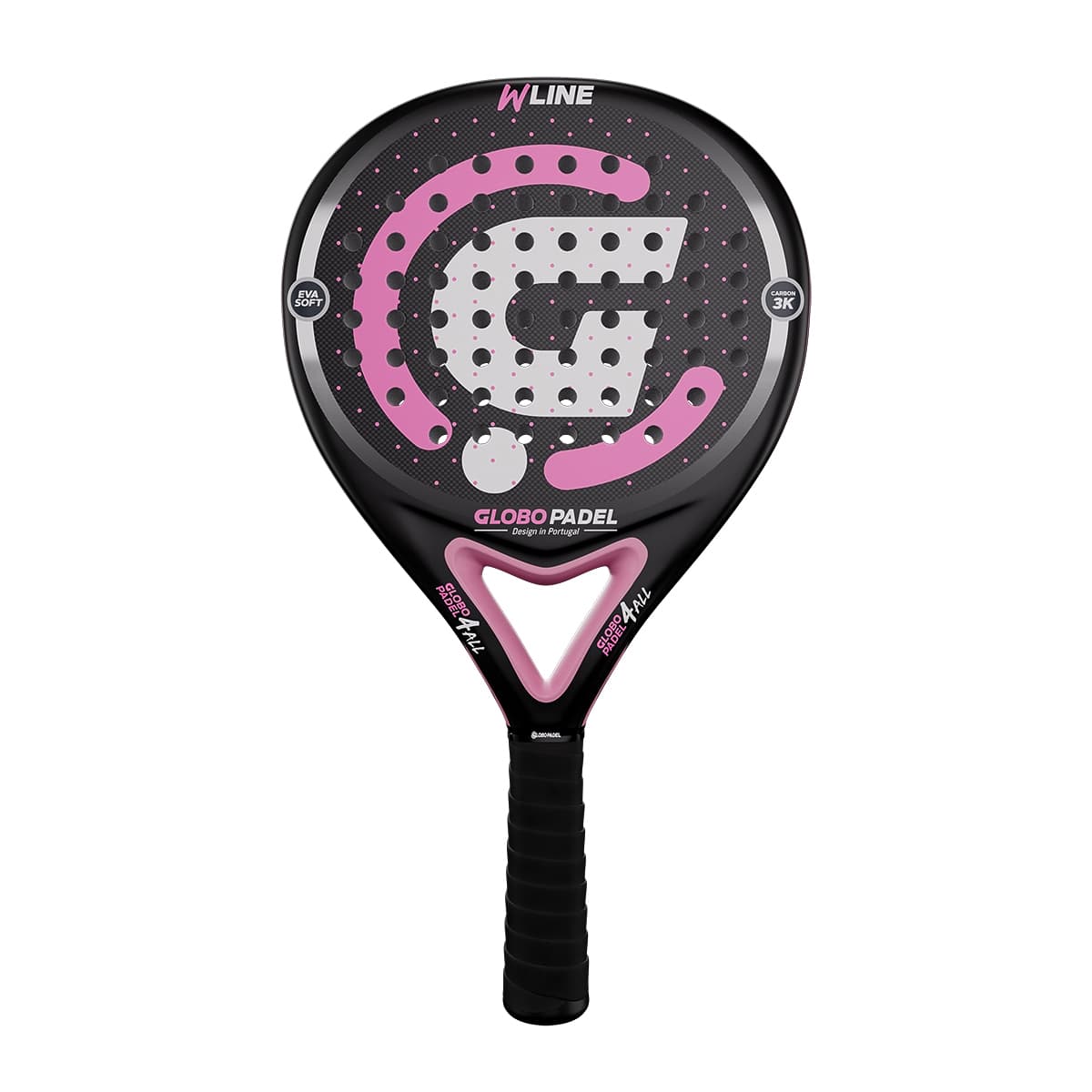 Back view of the Globo Padel W-Line padel racket