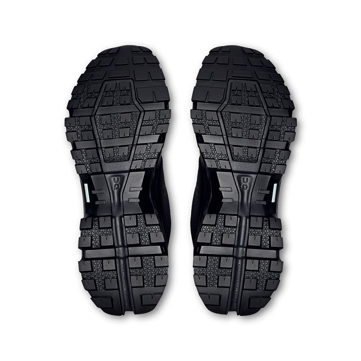 Soles of the On Cloudrock Low Black Black men’s running shoes