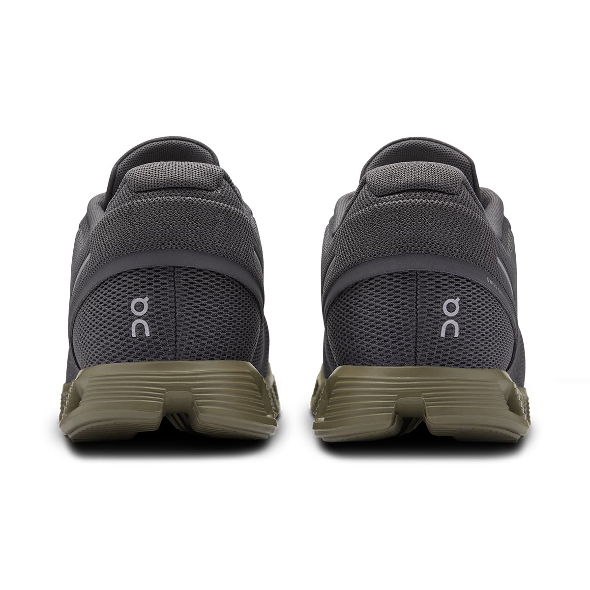 Back view of the On Cloud 5 Eclipse Grove men's running shoe