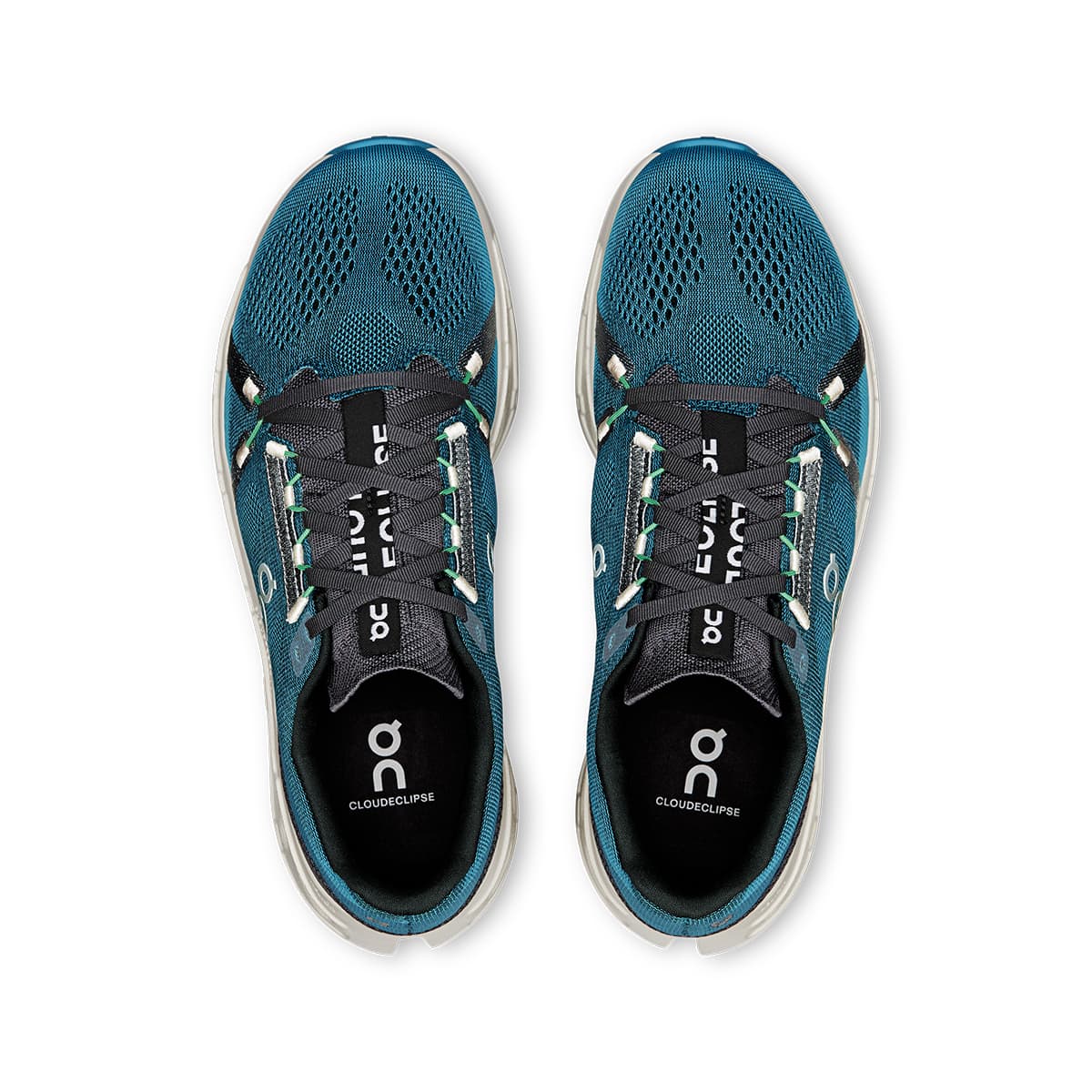 Top view of the On Cloudeclipse Niagara-Ivory men’s running shoes