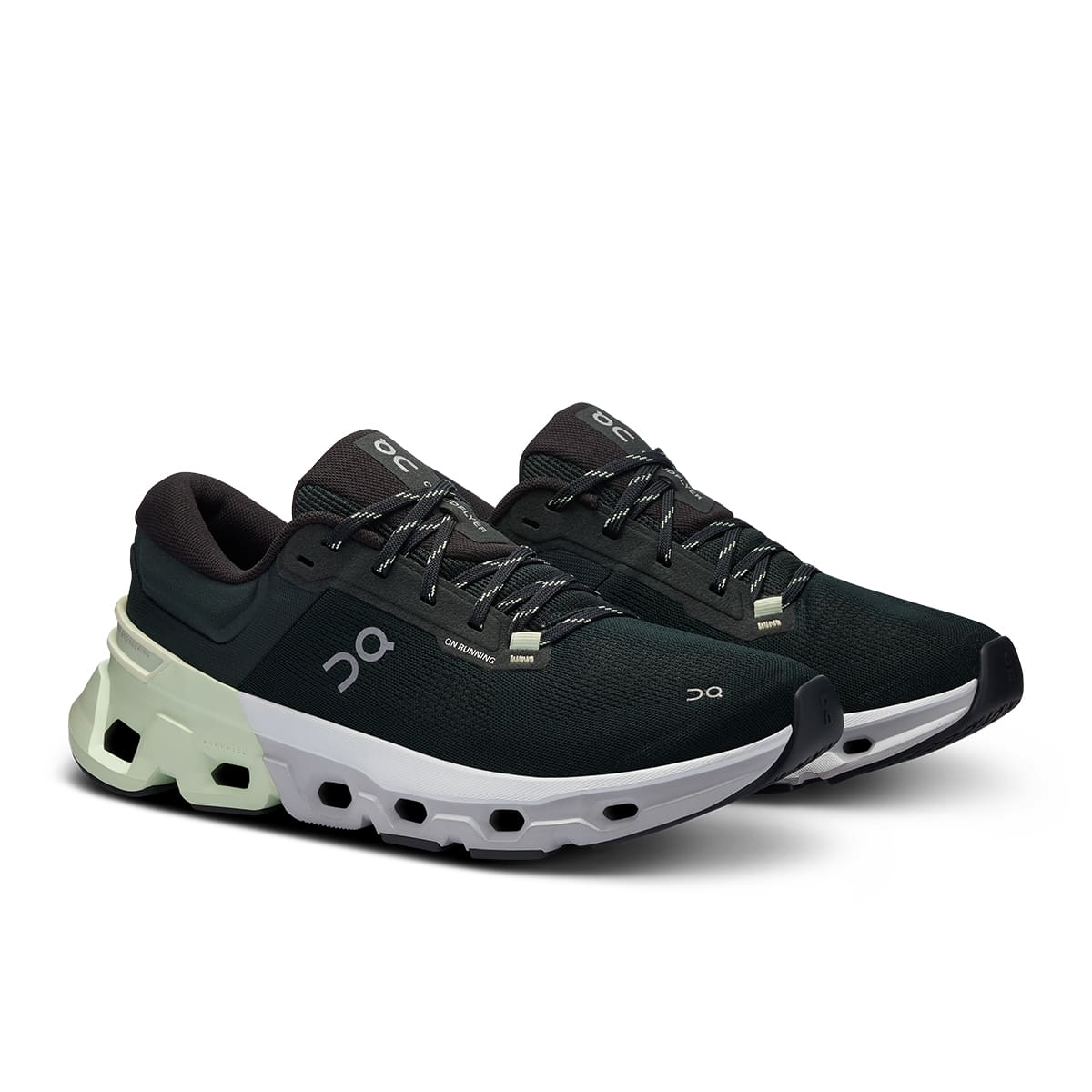 45-degree view of the On Cloudflyer 5 Jungle-Lima men’s running shoe