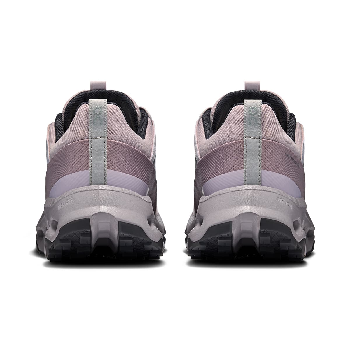 Back view of the On Cloudhorizon Mauve-Fade women’s running shoe