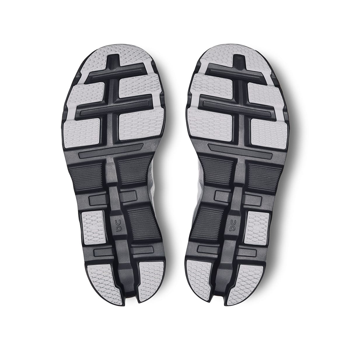 Soles of the On Cloudmonster 2 Frost Rock men’s running shoes