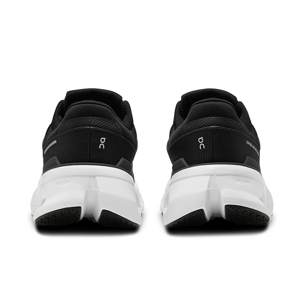 Back view of the On Cloudrunner 2 Eclipse Black women’s running shoe