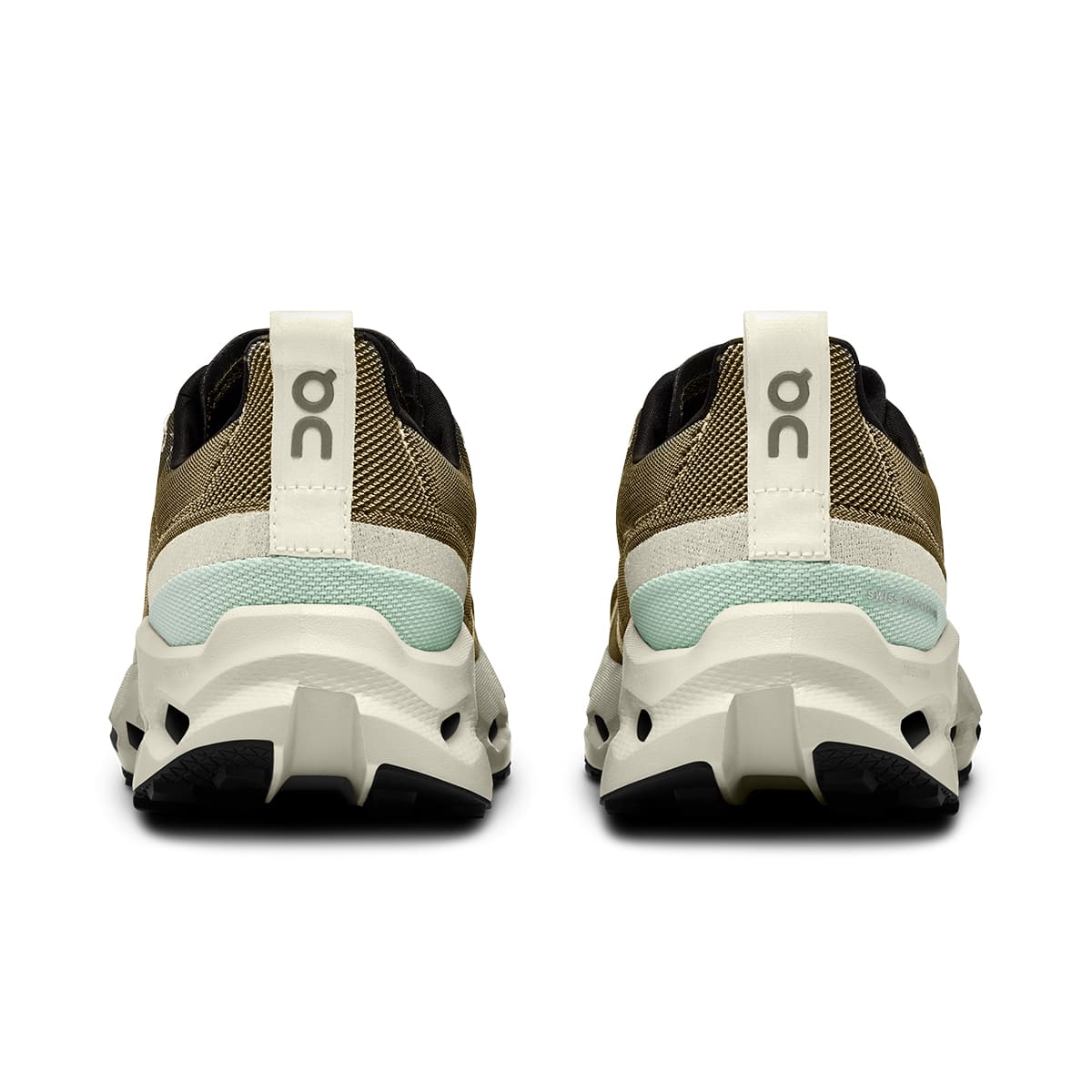 Back view of the On Cloudsurfer Hunter Ice men’s running shoe