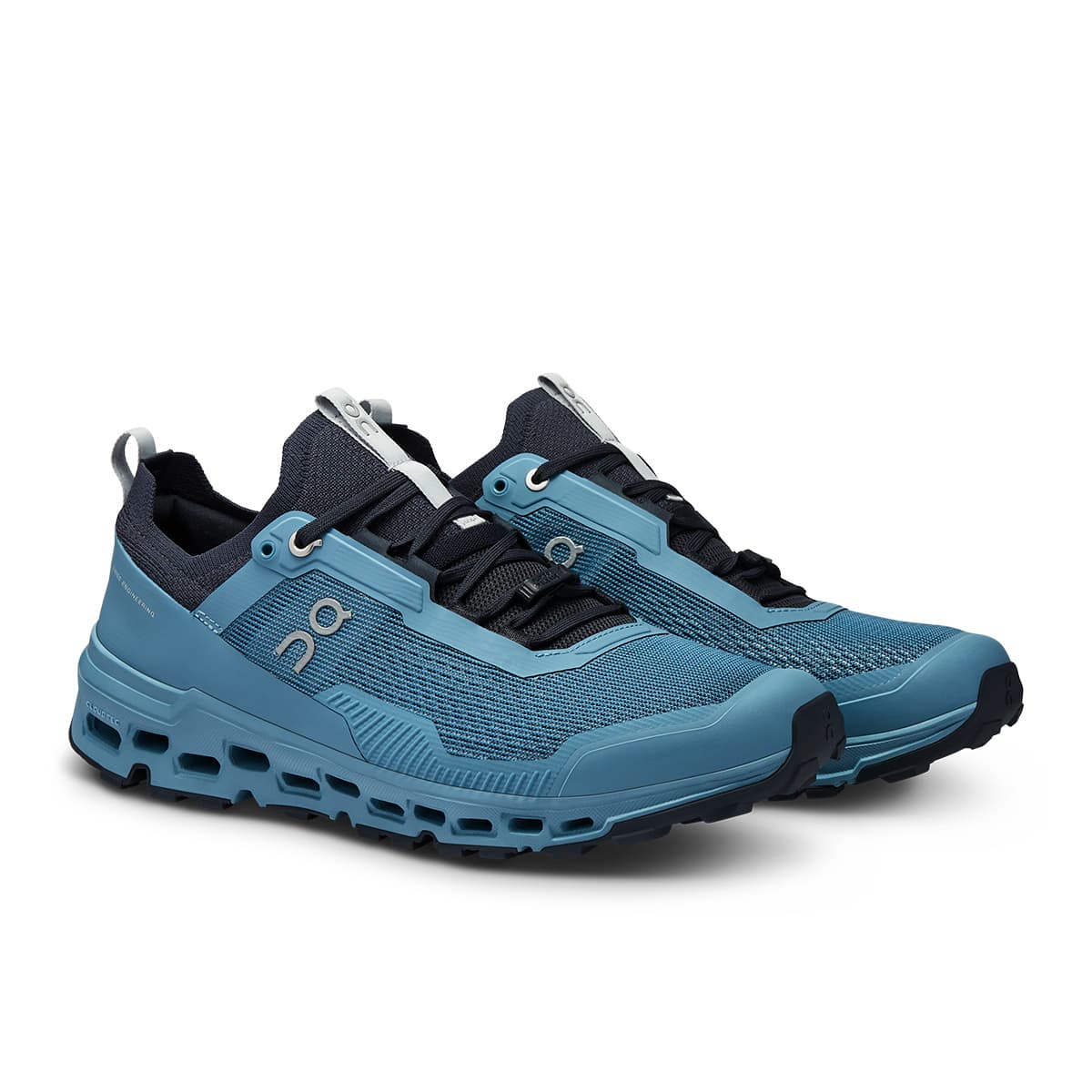 45-degree view of the On Cloudultra 2 Wash Navy men’s running shoe