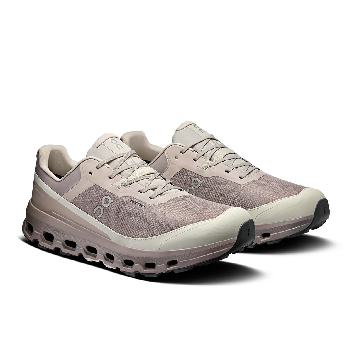 45-degree view of the On Cloudvista 2 Fog Cinder men’s running shoe