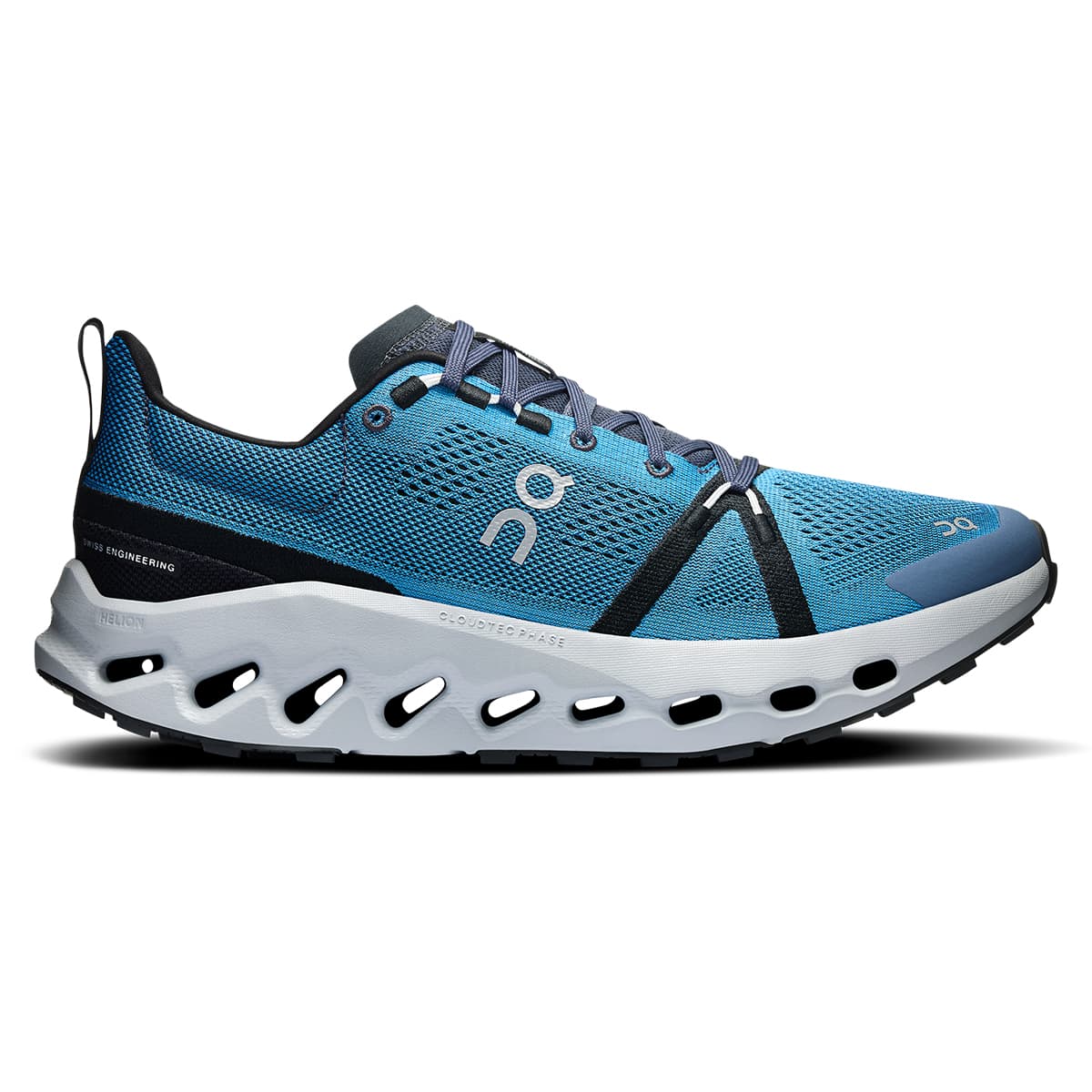 Right side view of the On Cloudsurfer Trail Niagara White men’s running shoe