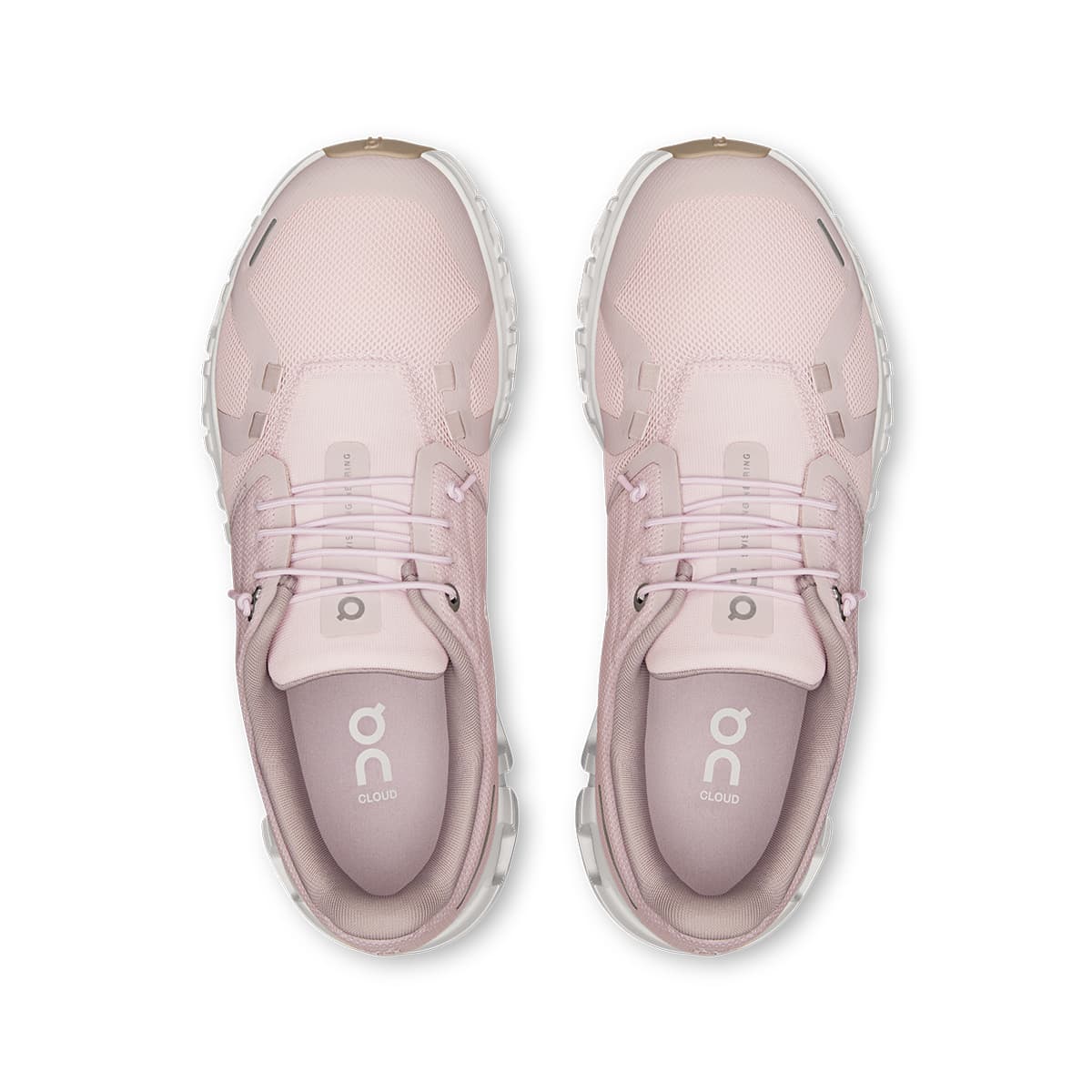 Top view of the On Cloud 6 Orchid-Fade women’s running shoes