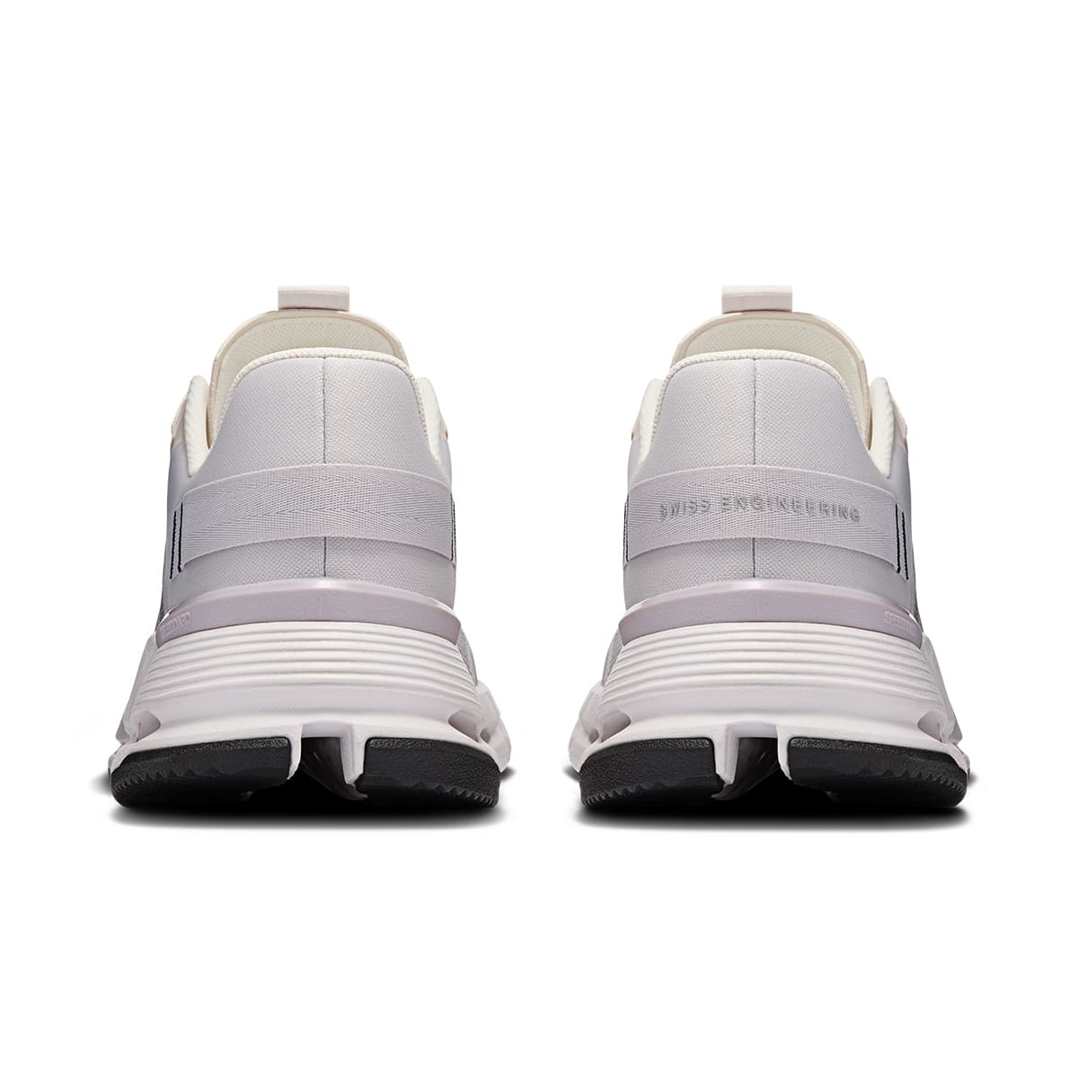 Back view of the On Cloudnoa Form 2 TT Frost-White men’s running shoe