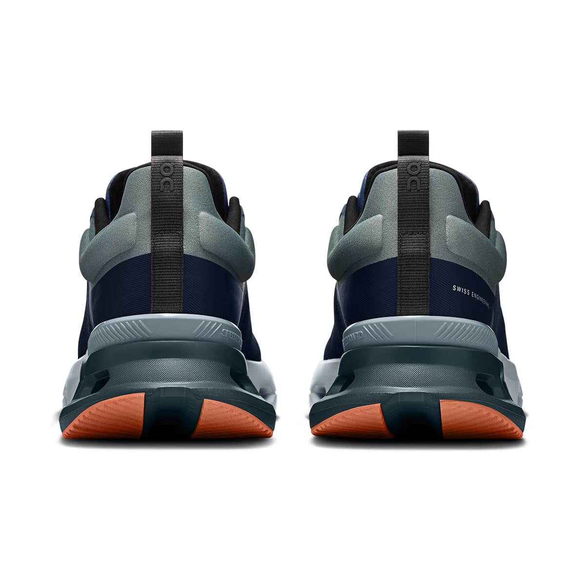 Back view of the On Cloudnova X Ink Canyon men’s running shoe