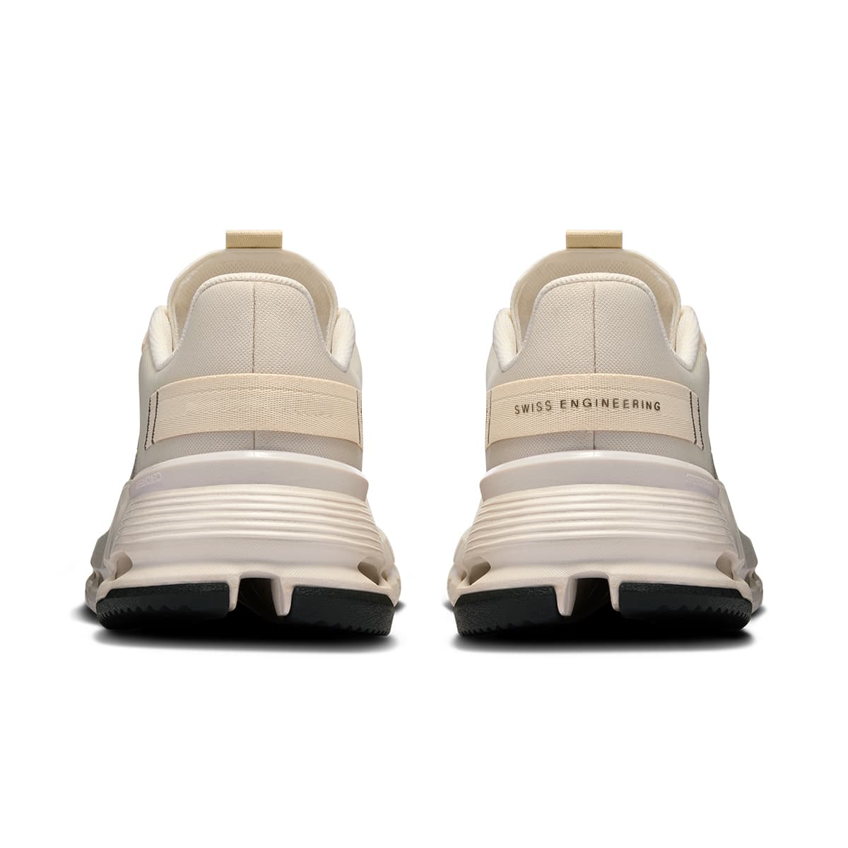 Back view of the On Cloudnoa Form 2 TT Cream-Ivory women’s running shoe