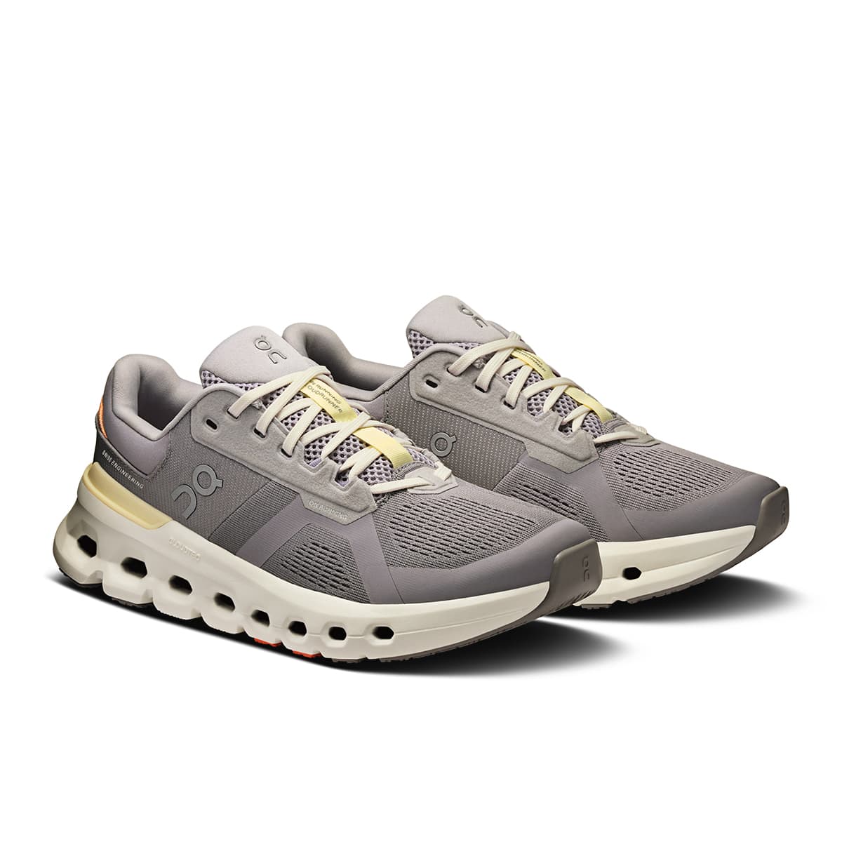 45-degree view of the On Cloudrunner 2 Lilac-Ivory women’s running shoe