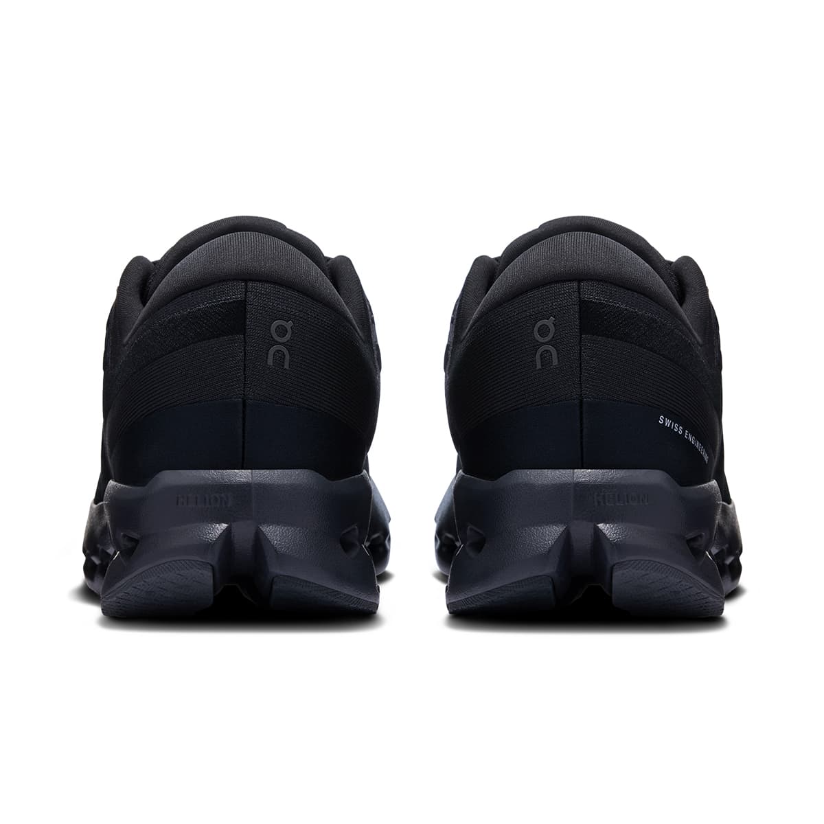 Back view of the On Cloudsurfer 2 Black Black men’s running shoe