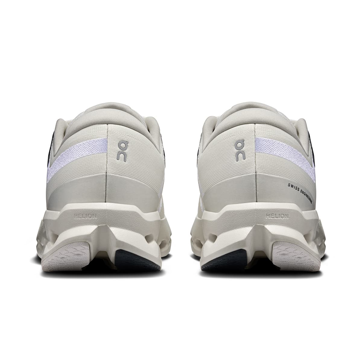Back view of the On Cloudsurfer 2 Ivory-Ivory women’s running shoe