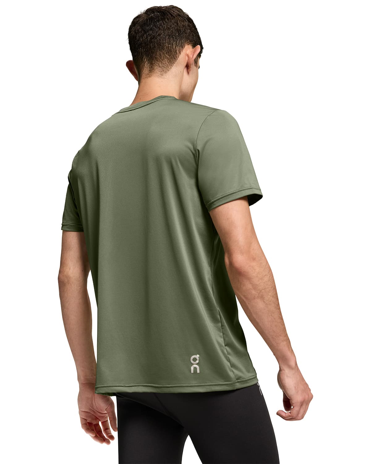 Man wearing the On Core T Colour Taiga - Back View
