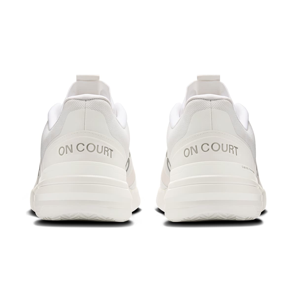 45-degree view of the On The Roger Advantage Pro White-White men’s running shoe