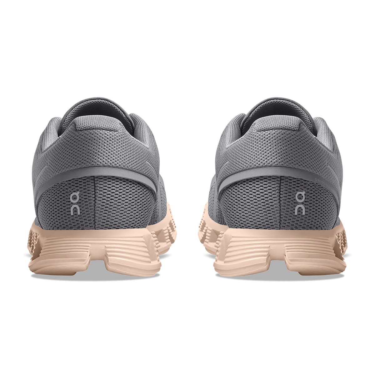 ack view of the On Cloud 5 Zinc Shell women's running shoe