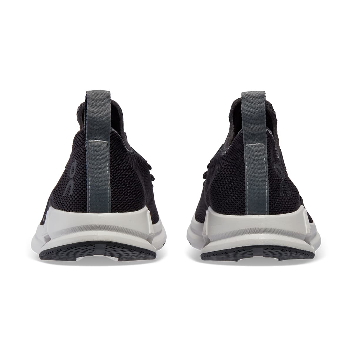 Back view of the On Cloudeasy Black Rock men's running shoe