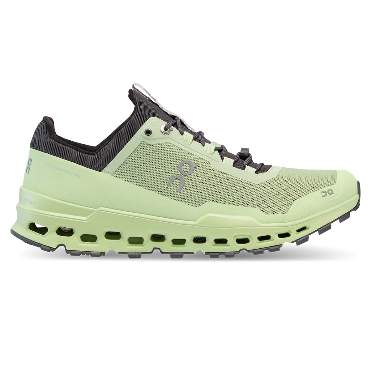 Right side view of the On Cloudultra Vine Meadow men’s running shoe