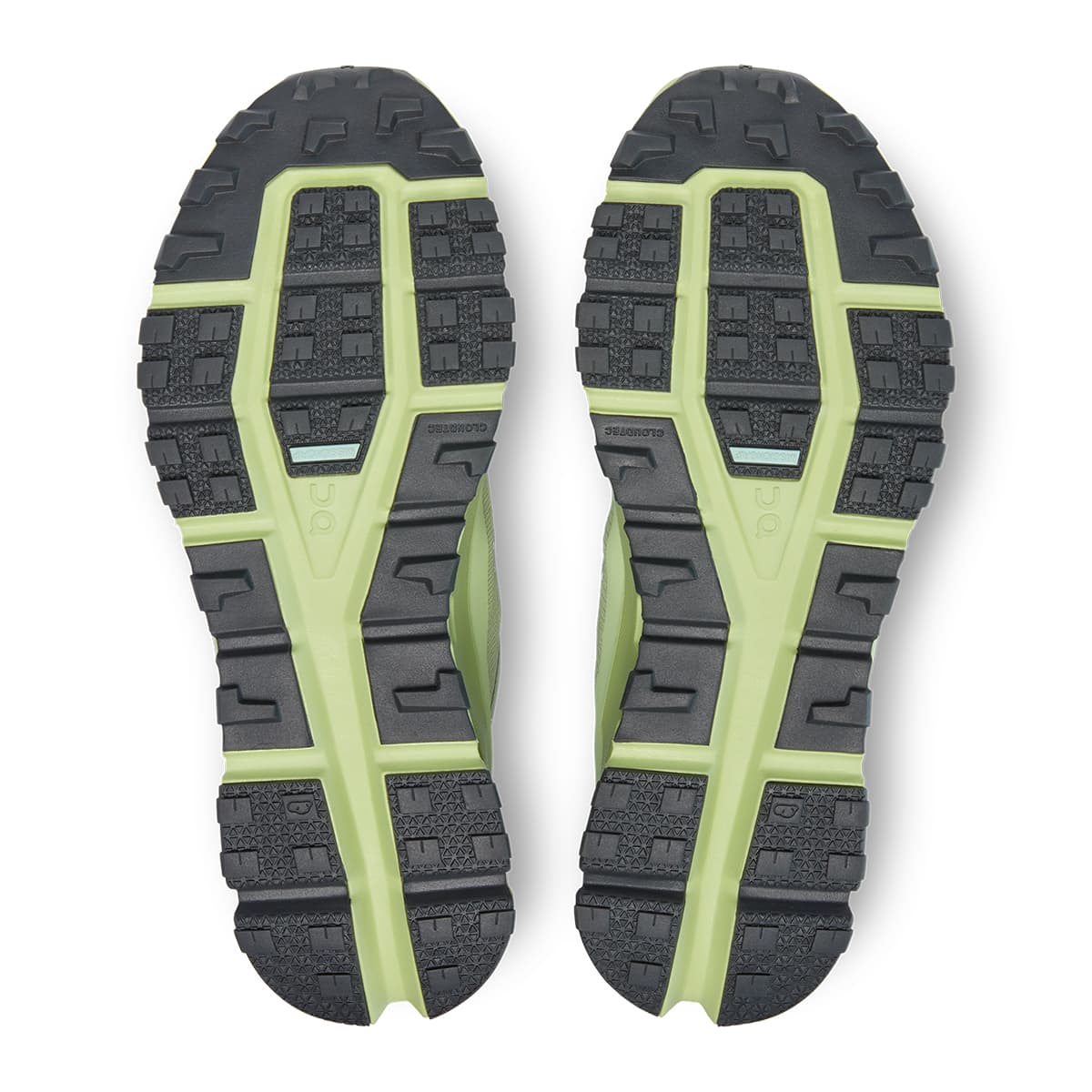 Soles of the On Cloudultra Vine Meadow men’s running shoes