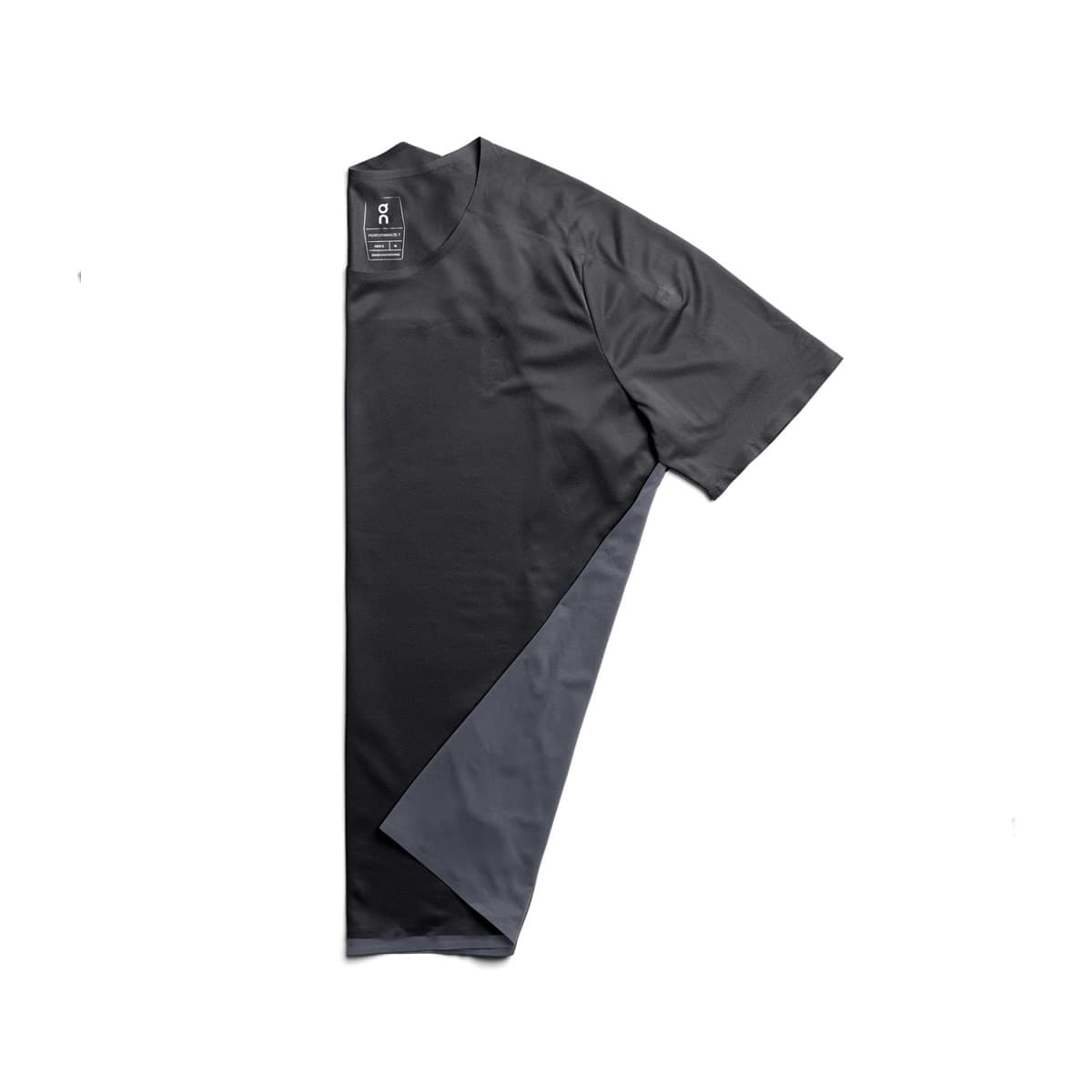 Product shot of the Men’s On Performance T Colour Black-Dark