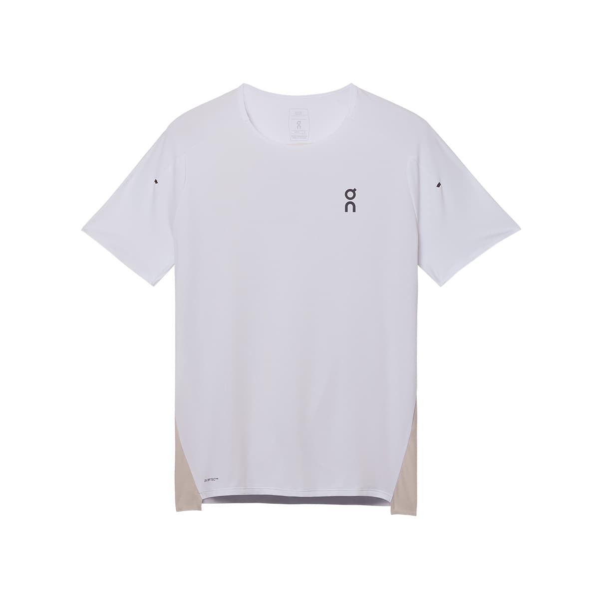 Product shot of the Men’s On Performance T Colour White Silver
