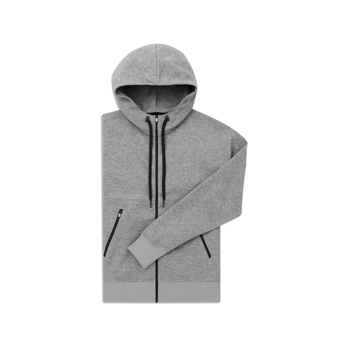 Product shot of the Women’s On Zipped Hoodie Colour Grey