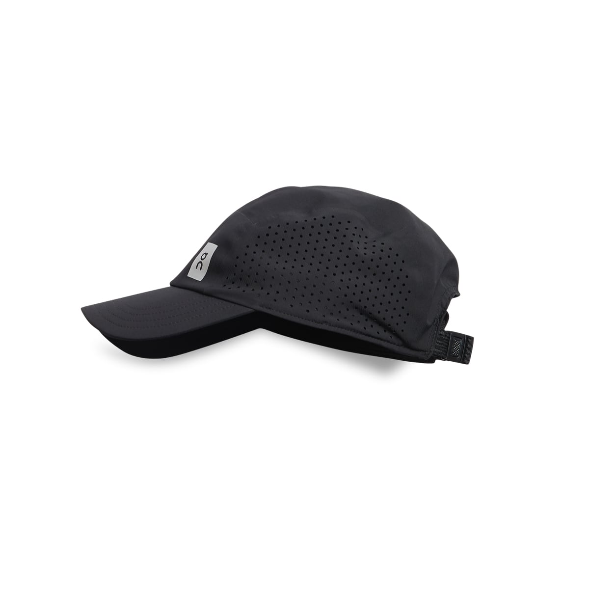 Product shot of the On Lightweight Cap Colour Black