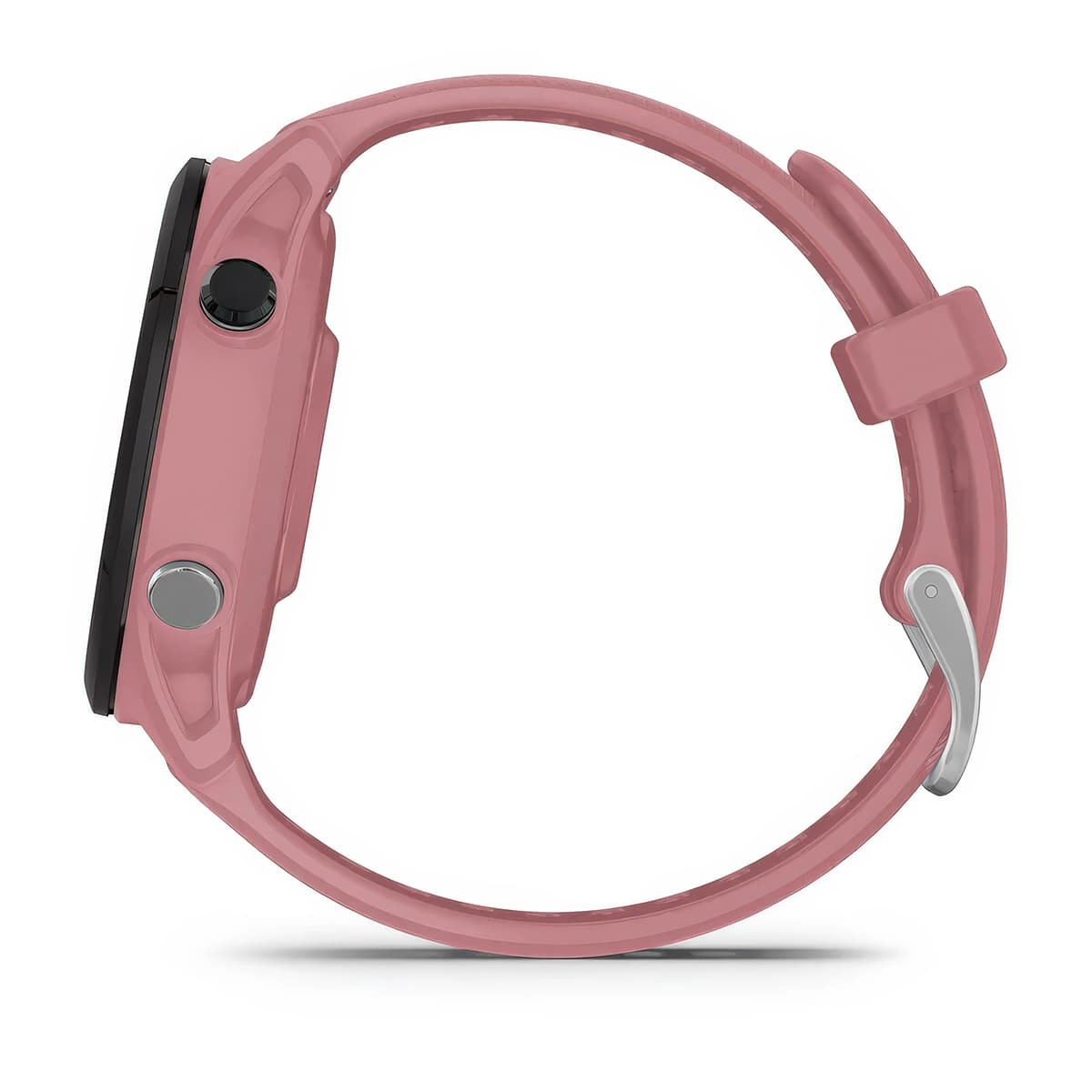Left-side product shot of the Garmin Forerunner 255S in Light Pink #color_light-pink