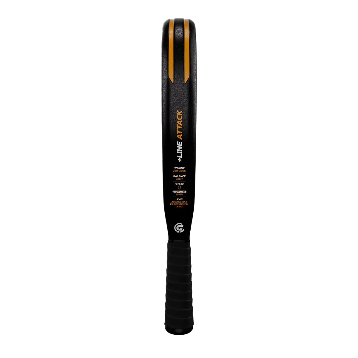 Right-side view of the Globo Padel Line Attack padel racket