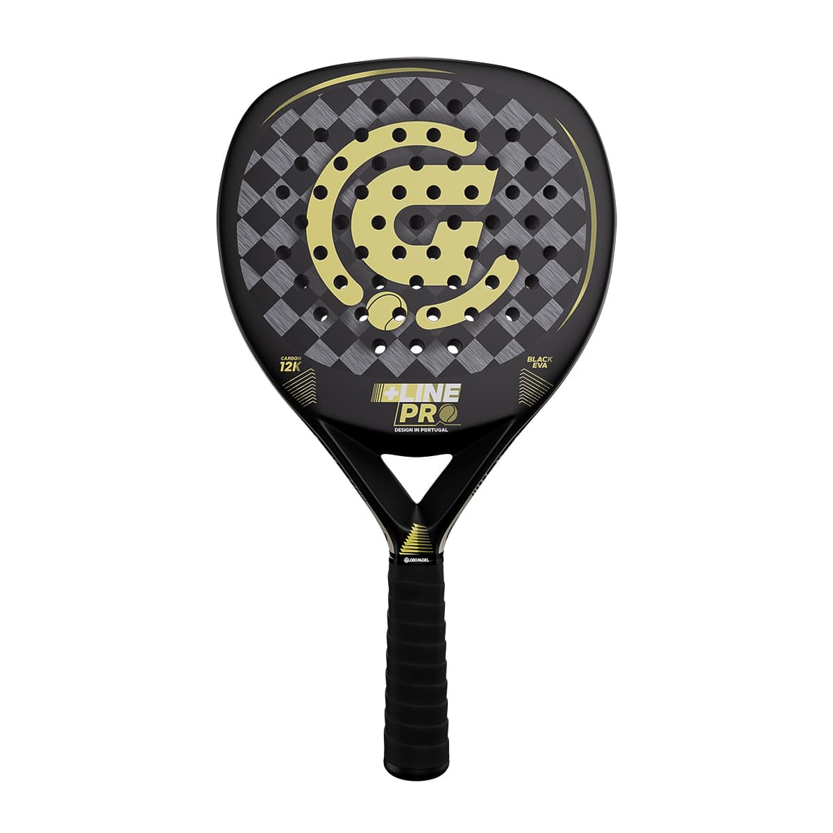 Front view of the Globo Padel Line Pro padel racket