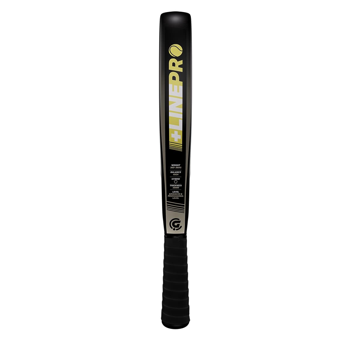 Left-side view of the Globo Padel Line Pro padel racket