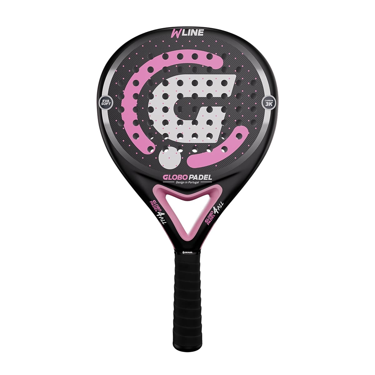 Front view of the Globo Padel W-Line padel racket