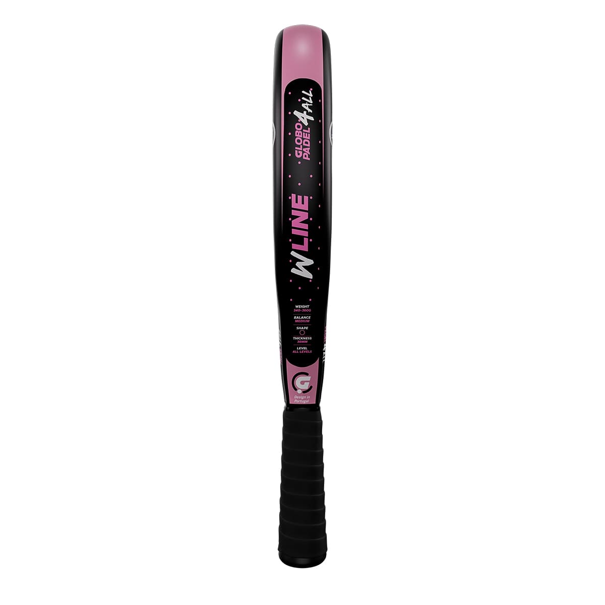 Right-side view of the Globo Padel W-Line padel racket