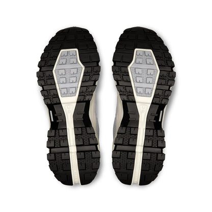 Soles of the On Cloudrock Mid Alloy Ice women’s running shoes 