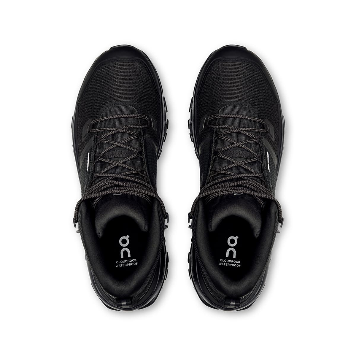 Top_view_of_the_On_Cloudrock_Mid_Black_Black_men_s_running_shoes_color_black-black
