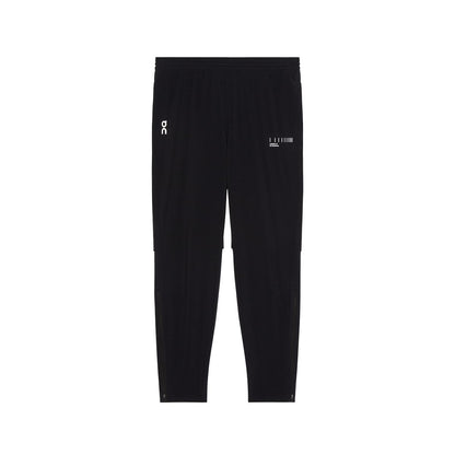 Product-only front view of the On Weather Pants Lumos in Black showing Lumos 4.0 and On logo 