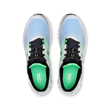 Top view of the On Cloud 6 Push Horizon-Honeydew men’s running shoes 