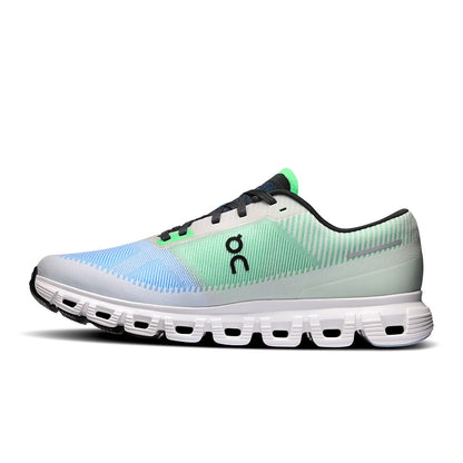 Left side view of the On Cloud 6 Push Horizon-Honeydew men’s running shoe 