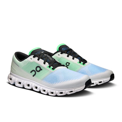 45-degree view of the On Cloud 6 Push Horizon-Honeydew men’s running shoe 