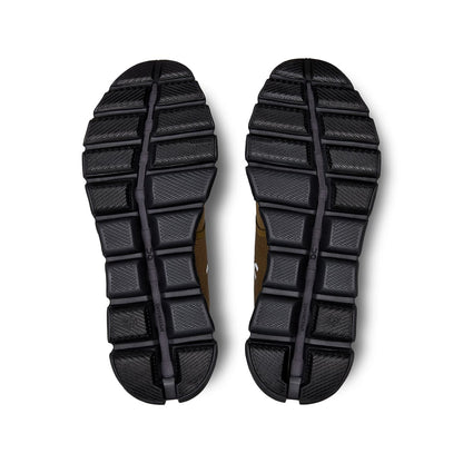Soles of the On Cloud X 3 Hunter Black men’s running shoes 