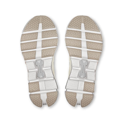 Soles of the On Cloud X 4 AD White-Wolf women’s running shoes 
