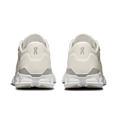 Back view of the On Cloud X 4 AD White-Wolf women’s running shoe 