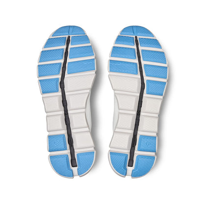 Soles of the On Cloud X 3 AD Undyed-White-Niagara men’s running shoes 