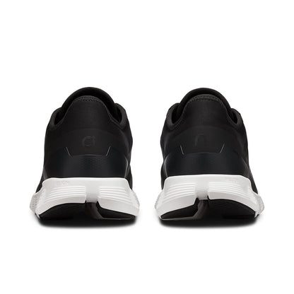 Back view of the On Cloud X3 AD Black-White women’s running shoe 